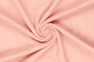 Roze Ledikantdeken stoffen - Katoen stof - hydrofielstof foil stripes - roze - 19560-821