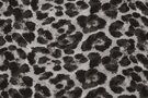 Dierenprint stoffen - Polyester stof - chiffon animal - zwart - 0679-960