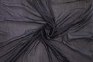 Glanzende stoffen - Zijde stof - chiffon silk - zwart - 499999-999