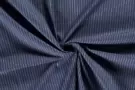 Gestreepte stoffen - Spijkerstof - bedrukt strepen - blauw - 19007-003