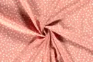 Bloemen motief stoffen - Viscose stof - bedrukt borken crepe bloemen - roze - 19094-012