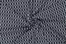 Retro motief stoffen - Polyester stof - travel retro - donkerblauw - 19530-601