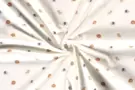 Gebroken witte stoffen - Tricot stof - bedrukt dieren - gebroken wit - 18460-051