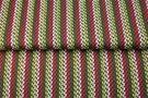 Stenzo Tricot stoffen - Tricot stof - fantasie gestreept - groen - 21628-10