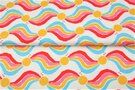Stenzo Tricot stoffen - Tricot stof - fantasieprint - wit multi - 21637-02