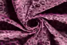 Fuchsia stoffen - Polyester stof - fluweel - panter - fuchsia - 20056-017