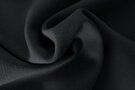 KnipIdee stoffen - Polyester stof - stretch gabardine Colombo - zwart - 0135-999