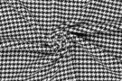 Poncho stoffen - Polyester stof - Pied de Poule - zwart wit - 20305-020