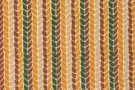 Okergele stoffen - Katoen stof - interieur en decoratiestof - linnenlook visgraat - oker/groen/beige/terra - 1630-034