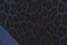 Dierenprint stoffen - Ribcord stof - dierenprint - blauw - 19000-600