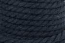 Zwart - Gedraaid koord katoen zwart - 89684-000