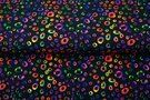 Tricot stoffen - Tricot stof - French Terry - digitaal abstract - zwart - 22515-14
