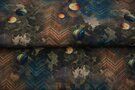 Multi kleur stoffen - Tricot stof - French Terry - digitaal abstract - multi - 22068