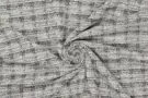 stevige stof - Polyester stof - chanello - gestreept - zwart wit - 20611-999