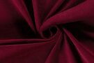 Bordeauxrode stoffen - Nicky velours stof - bordeaux - 3081-018