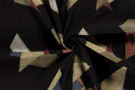 Viscose stoffen - Viscose stof - abstract - zwart - 20162-069