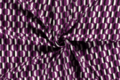 Uitverkoop - Viscose stof - abstract - aubergine - 19689-046