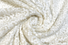 Decoratie en aankleding stoffen - Tule stof - sequin flowers - wit - 999756-000