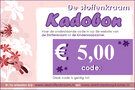 Cadeaubonnen - Kadobon 5 euro