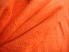 Roodoranje stoffen - Fleece stof - oranje - 9111-036