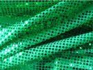 Glanzende stoffen - Paillette stof - groen - 0142-300