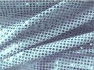 Glanzende stoffen - Paillette stof - lichtblauw - 0142-635