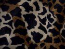 Zwarte stoffen - Polyester stof - Dierenprint banen/vlekken - beige/middenbruin/zwart - 4516-056