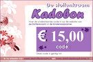 Overige producten - Kadobon 15 euro