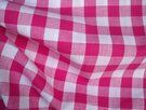 Fuchsia stoffen - Katoen stof - Boerenbont ruit (1,5 cm) - fuchsia - 5583-017