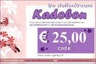Cadeaubonnen - Kadobon 25 euro