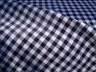 Boerenbont stoffen - Katoen stof - Boerenbont ruit (1 cm) - donkerblauw - 5635-008
