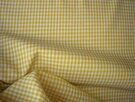 Geruite stoffen - Katoen stof - boerenbont mini ruitje (0,2 cm) - geel - 5581-035