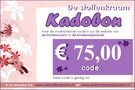Overige producten - Kadobon 75 euro