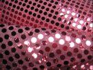 Glanzende stoffen - Paillette stof - licht roze - 0142-880
