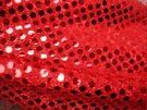 KnipIdee stoffen - Paillette stof - rood - 0142-425