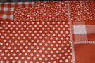 Babykamer stoffen - Katoen stof - patchwork - oranje - 5634-036