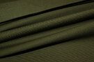 97% katoen, 3% elastan stoffen - Stretch stof - katoen - legergroen - 2887-027