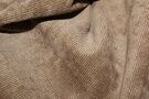 97% Polyester, 3% Elastan stoffen - Ribcord stof - lichte stretch - donkerbeige - 1576-053