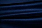Donkerblauwe stoffen - Polyester stof - Interieur en gordijnstof Velours ultrasoft - donkerblauw - 065340-I3