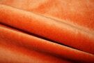 80% katoen, 20% polyester stoffen - Nicky velours stof - warm - oranje - 3081-156