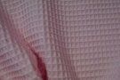 Roze Ledikantdeken stoffen - Wafelkatoen stof - Wafeldoek - roze - 0267-880
