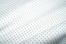 Decoratie en aankleding stoffen - Katoen stof - Stipjes katoen - wit/beige - 5579-053