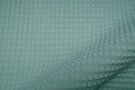 Mintblauwe stoffen - Wafelkatoen stof - Wafeldoek - mint - 0267-320