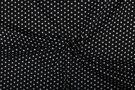 Gordijnstoffen - Katoen stof - sterretjes - zwart - 1266-069
