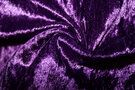 Carnavalsstoffen - Velours de panne stof - paars - 5666-047