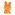 Kinderknoop konijn oranje 5603-1-693