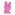 Kinderknoop konijn roze 5603-1-793