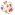 Knoop Parelmoer Print Bloemetjes 2596-40-6