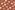 Tricot stof - digitaal hartjes - terracotta - 21/6725-024