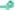 Elastiek lurex 40 mm - groen - XET17-521-040
